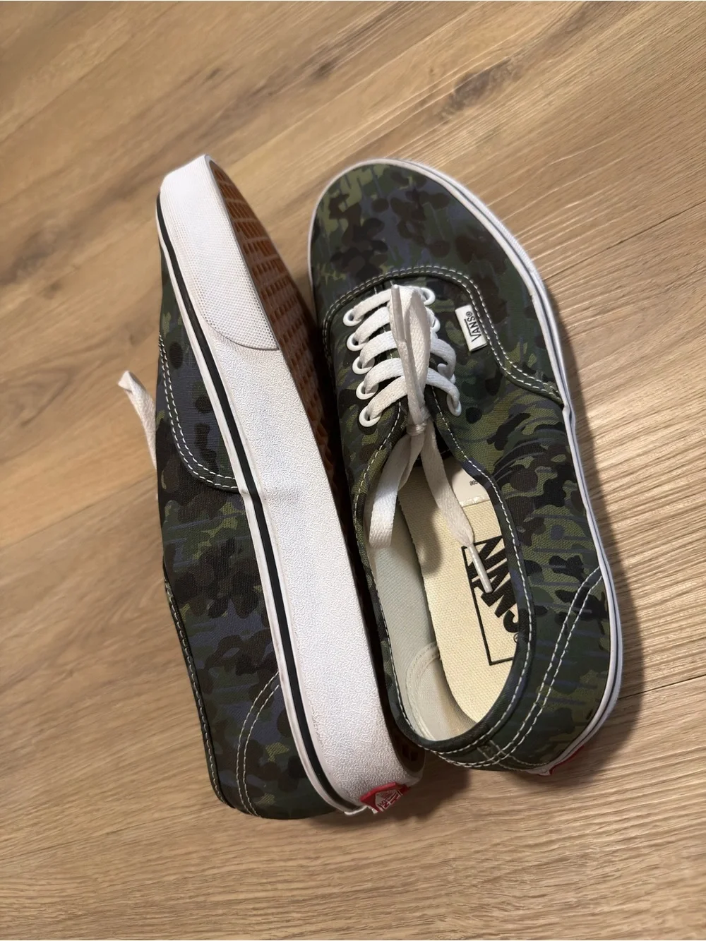 Vans Authentic Camo Canvas Sneakers